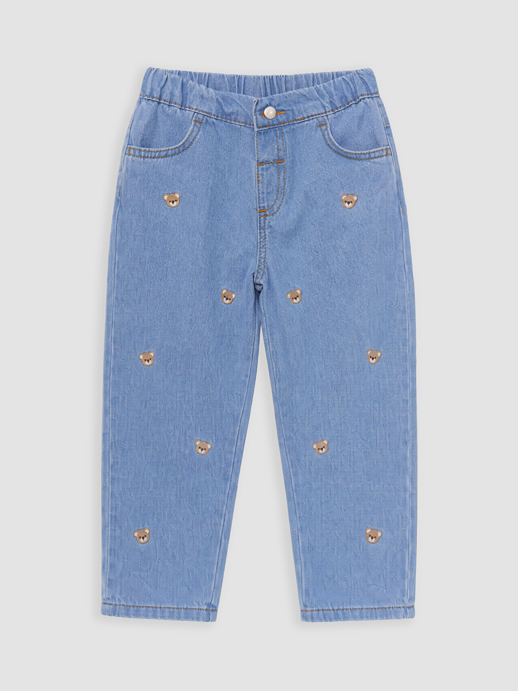 İndigo Regular Fit Erkek Bebek Nakışlı Pantolon