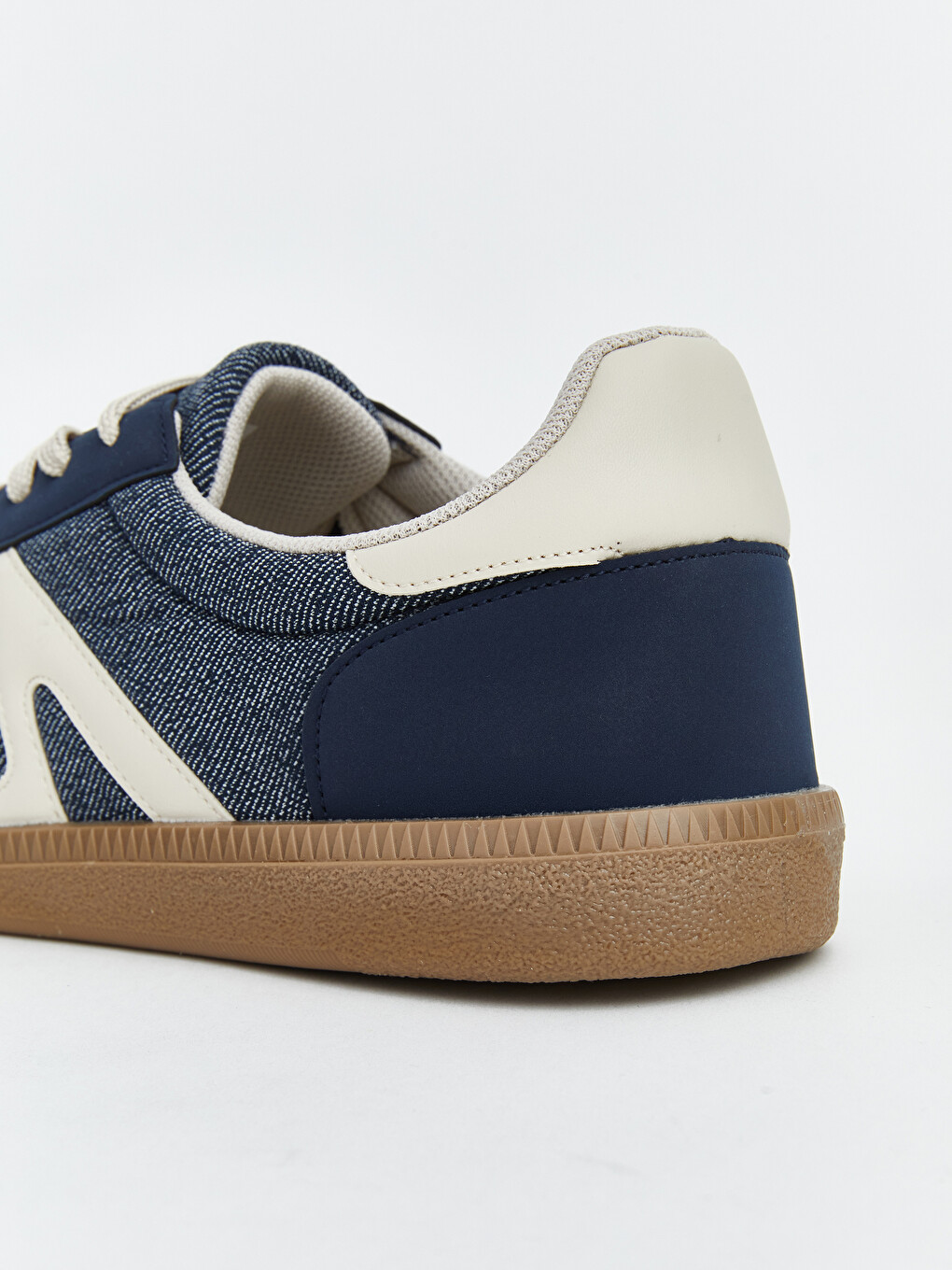 Lacivert Kumaş Detaylı Erkek Sneaker-2