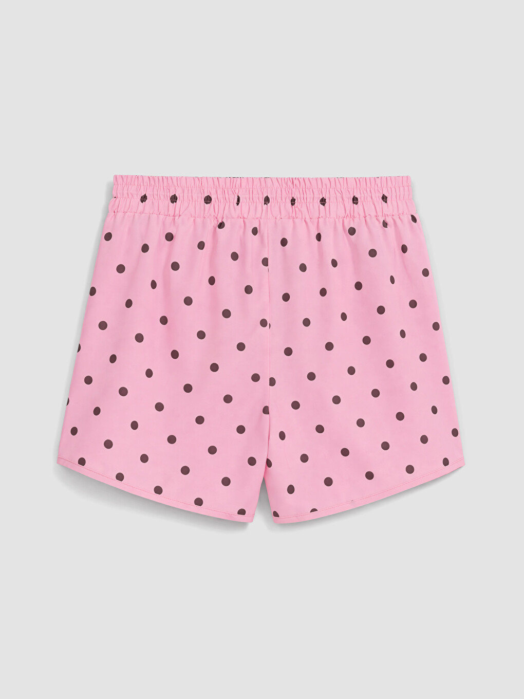 Pembe Puantiyeli Kız Çocuk Deniz Şortu-2