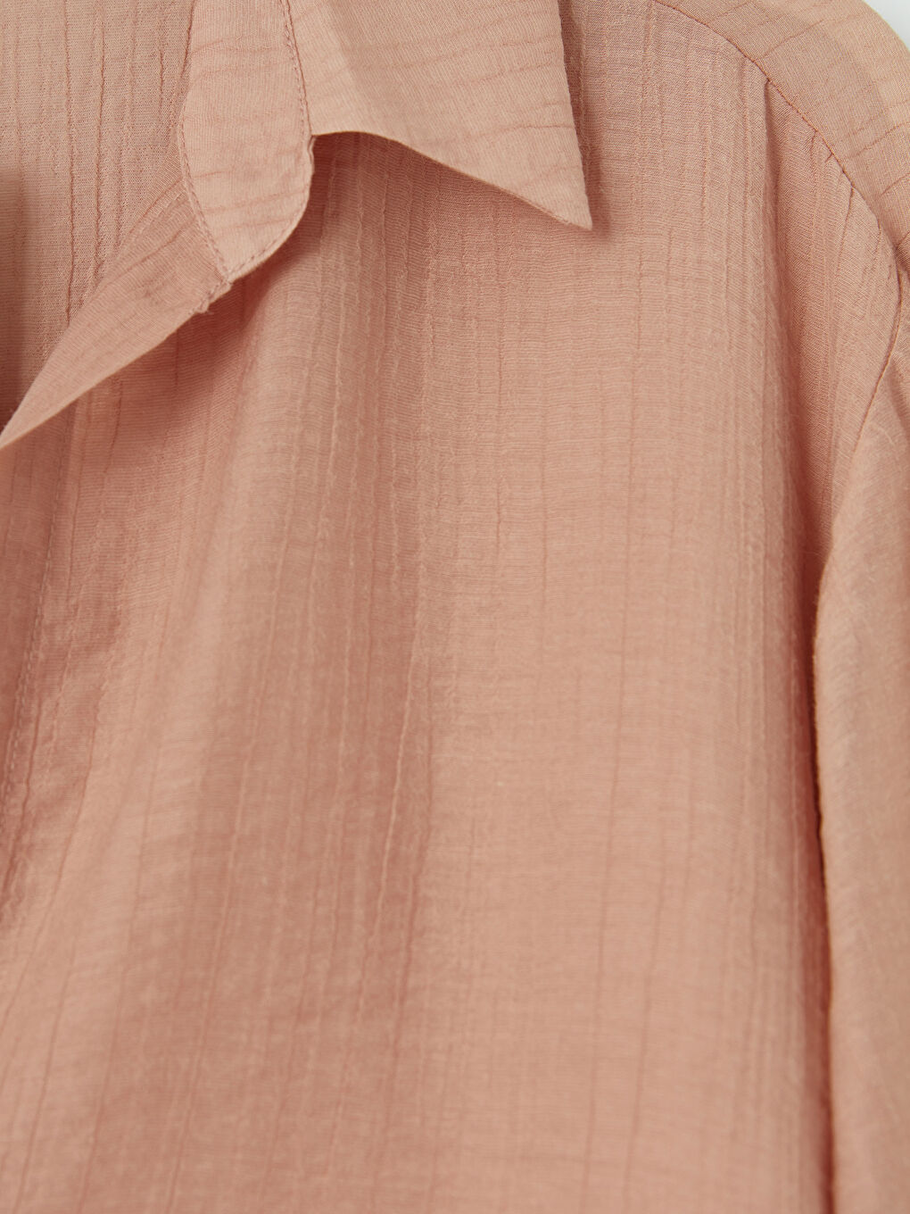 Pembe Regular Fit Kadın Gömlek-6