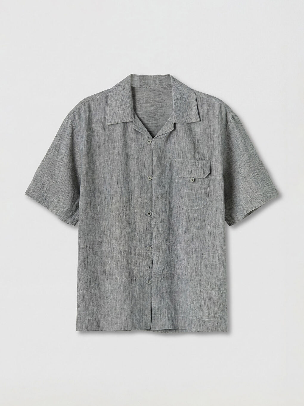 Antrasit Regular Fit Erkek Gömlek-3