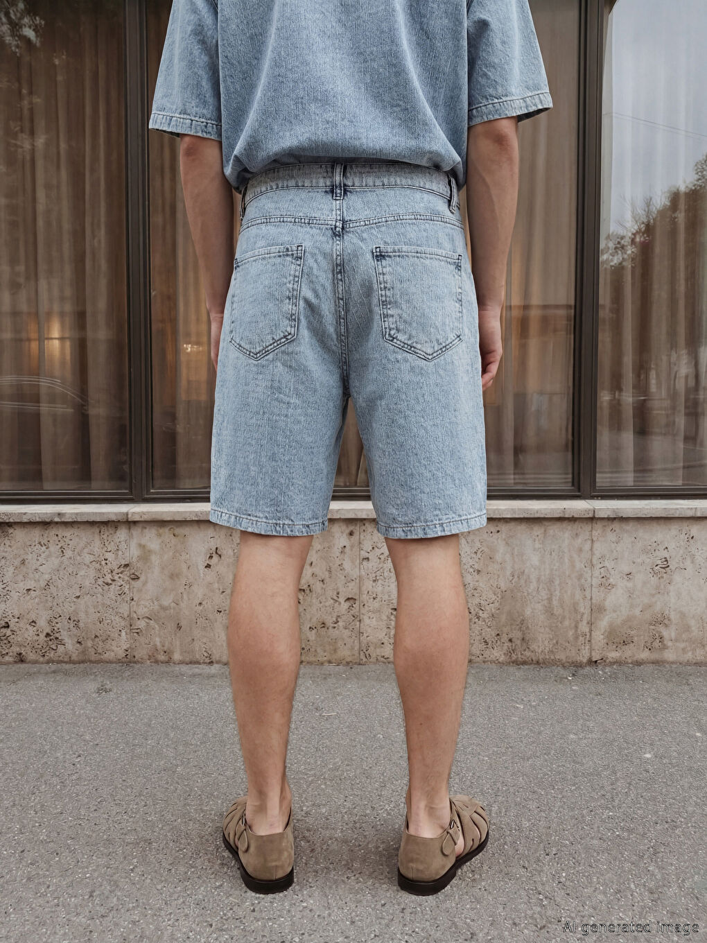 Mavi Regular Fİt Erkek Şort-3