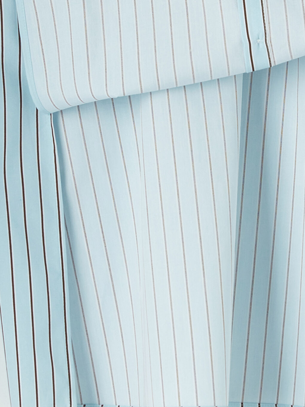 Mavi Çizgili Kadın Gömlek-7