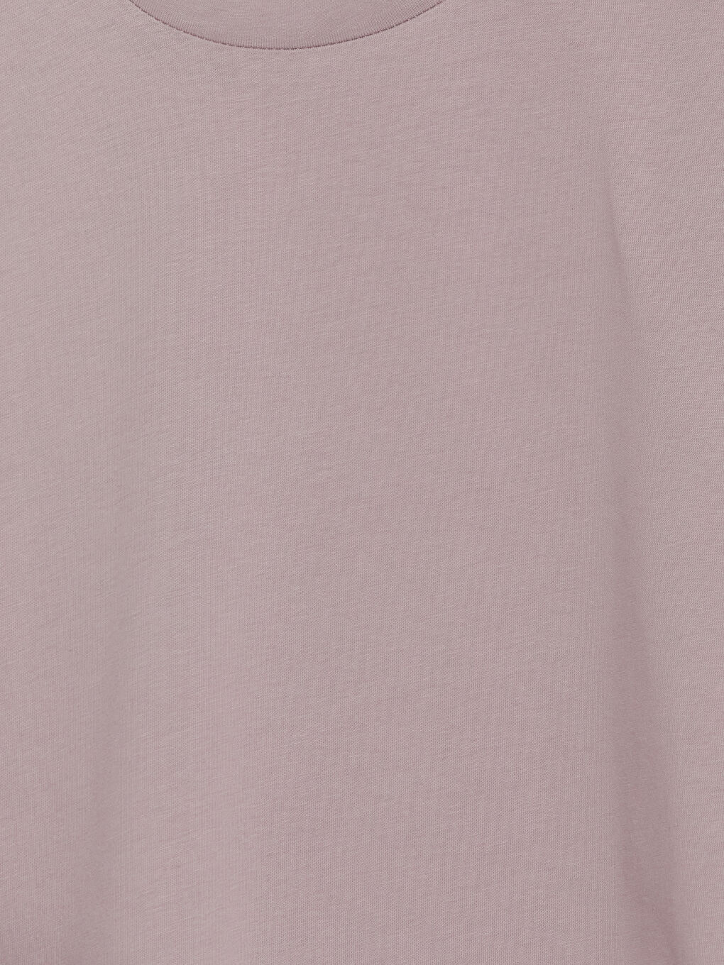 Pembe Bisiklet Yaka Büyük Beden Kadın Tişört-6