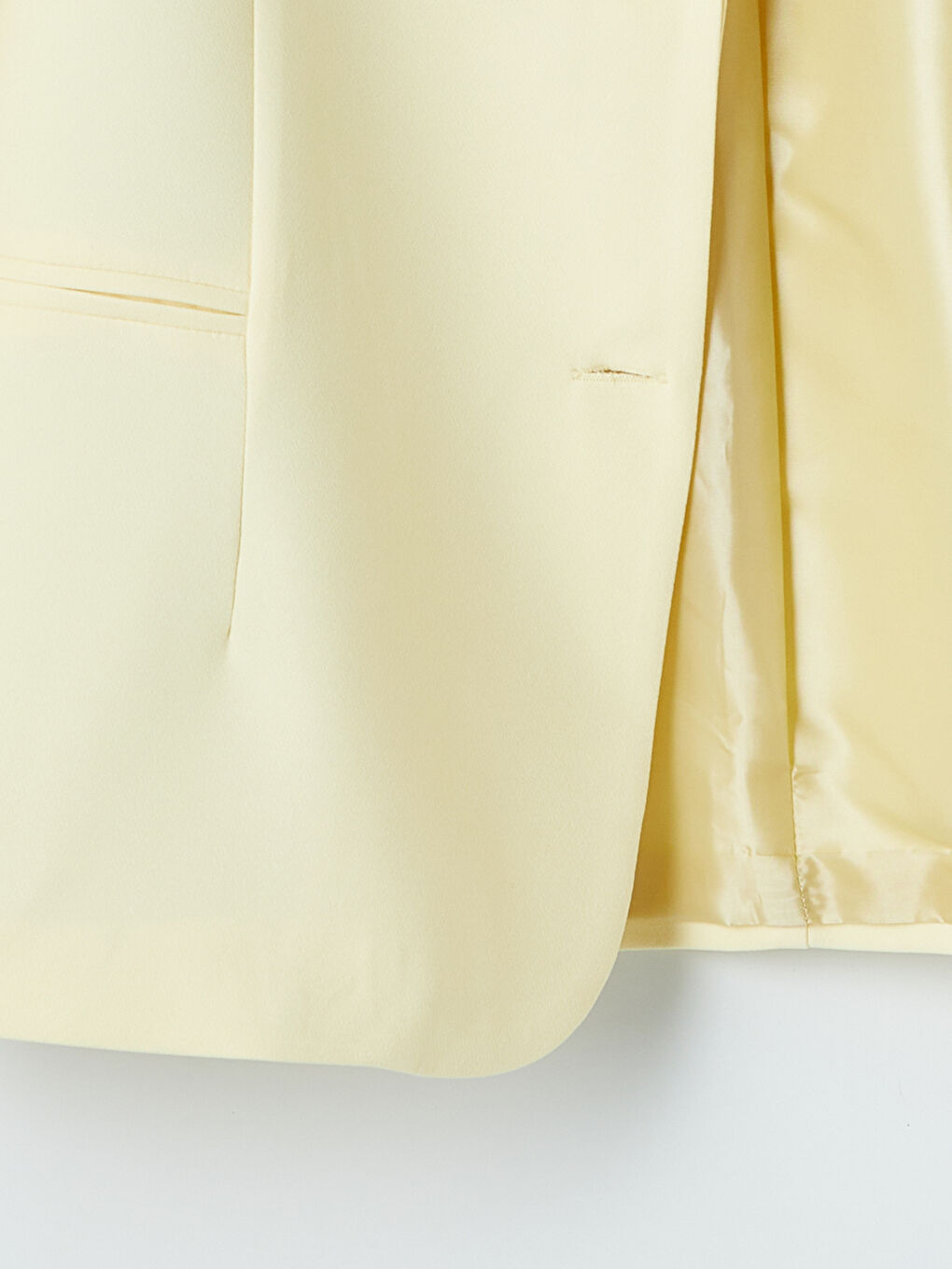 Sarı Oversize Kadın Blazer Ceket-1