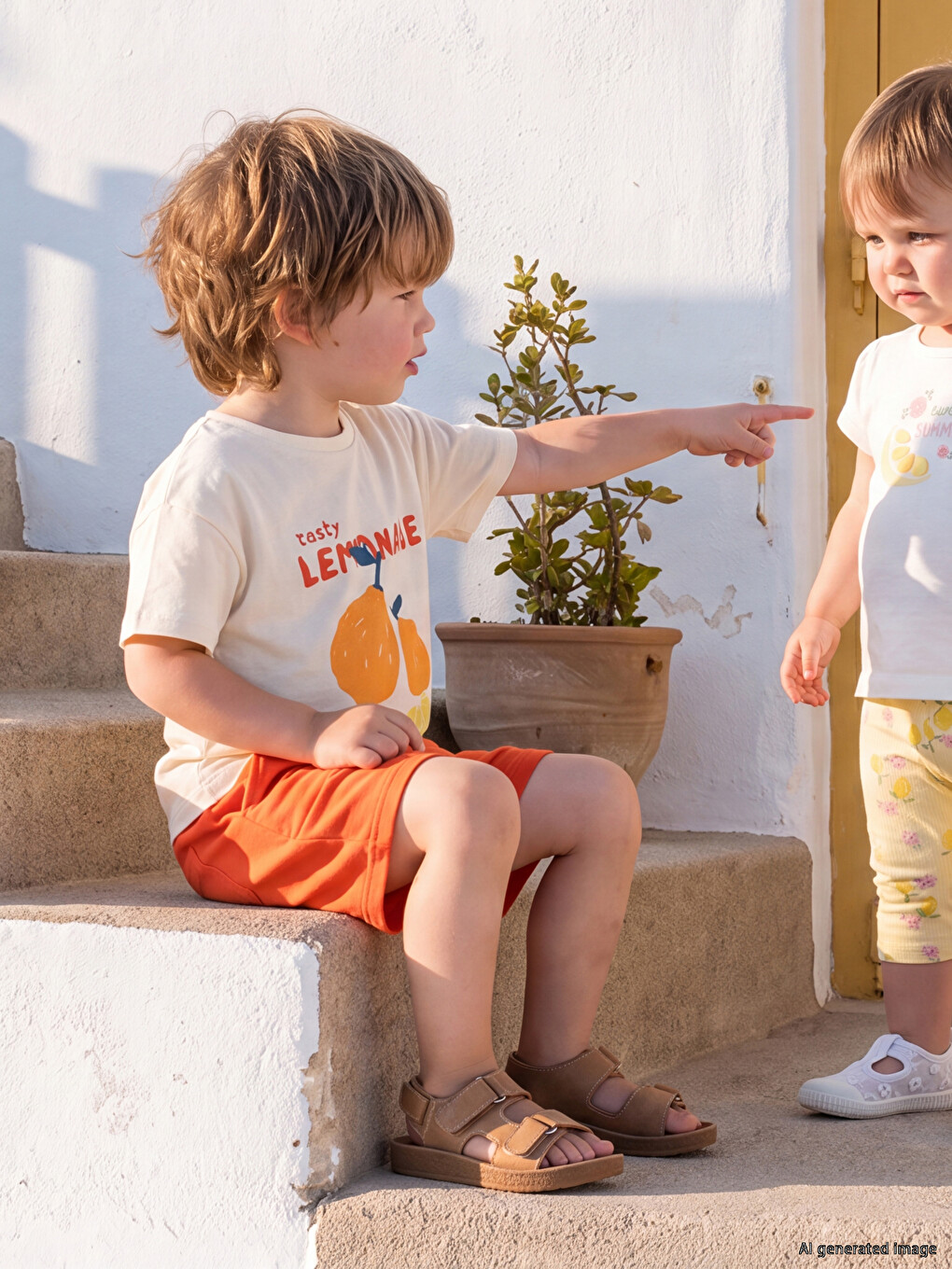 Printed Baby Boys' Shorts Set-1