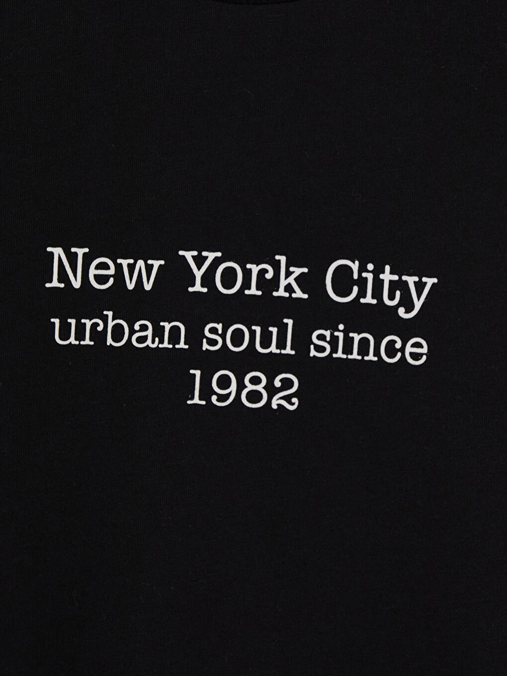Siyah New York Baskılı Erkek Çocuk Tişört-2