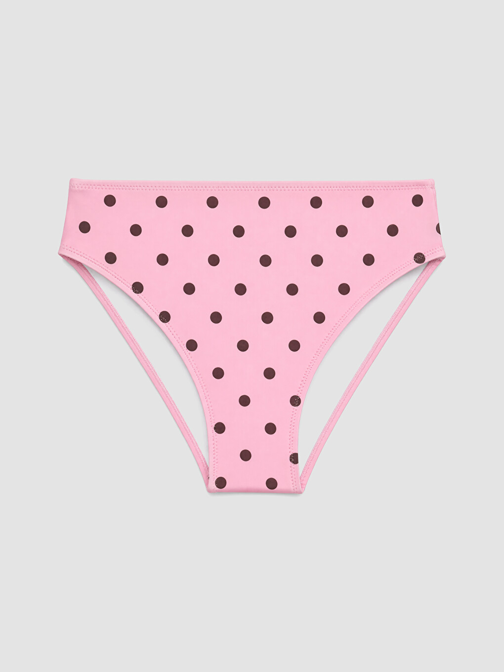 Pembe Puantiyeli Kız Çocuk Bikini Takımı-3