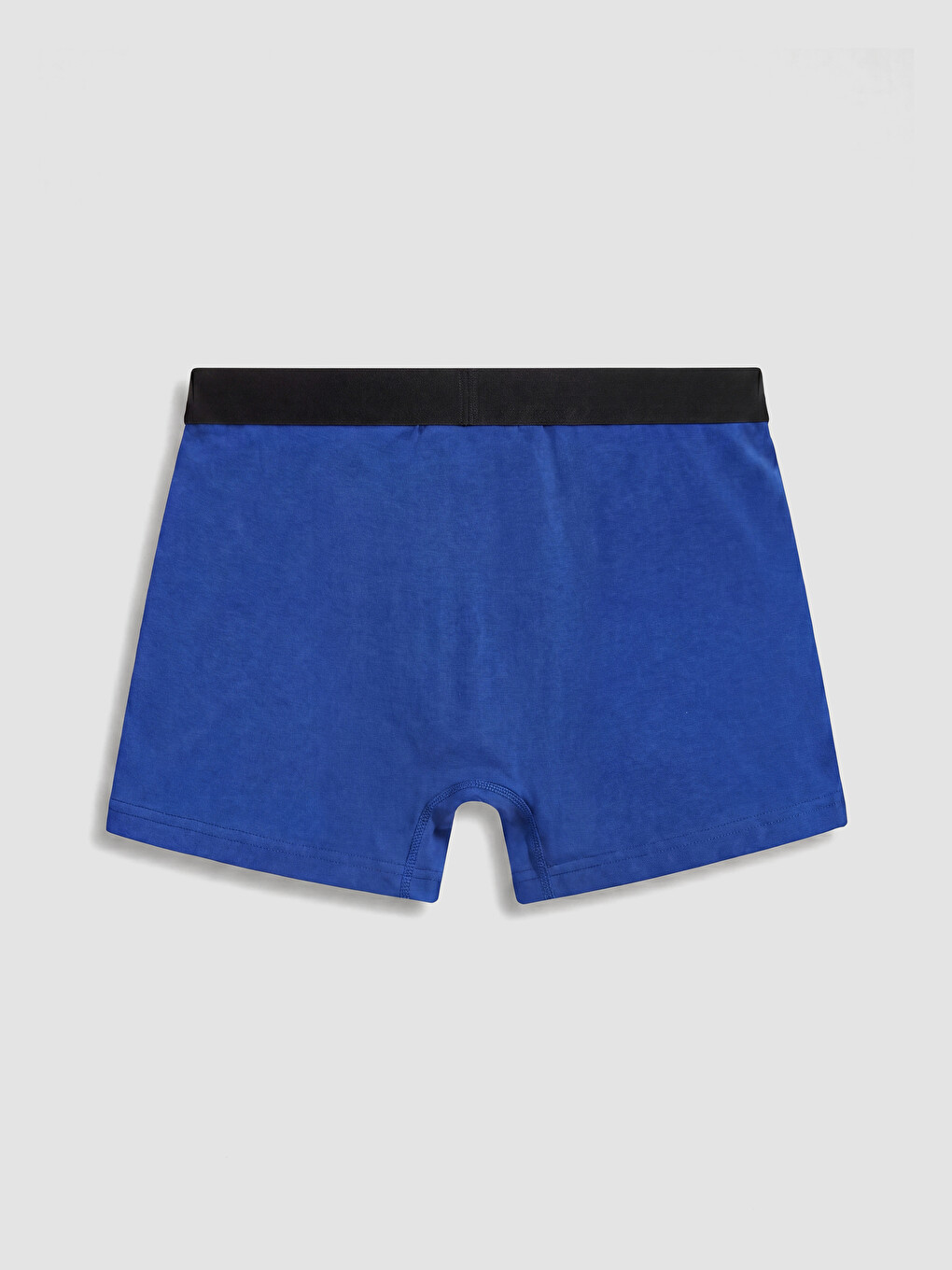 Siyah Pamuklu Esnek Erkek Boxer 3'lü-4