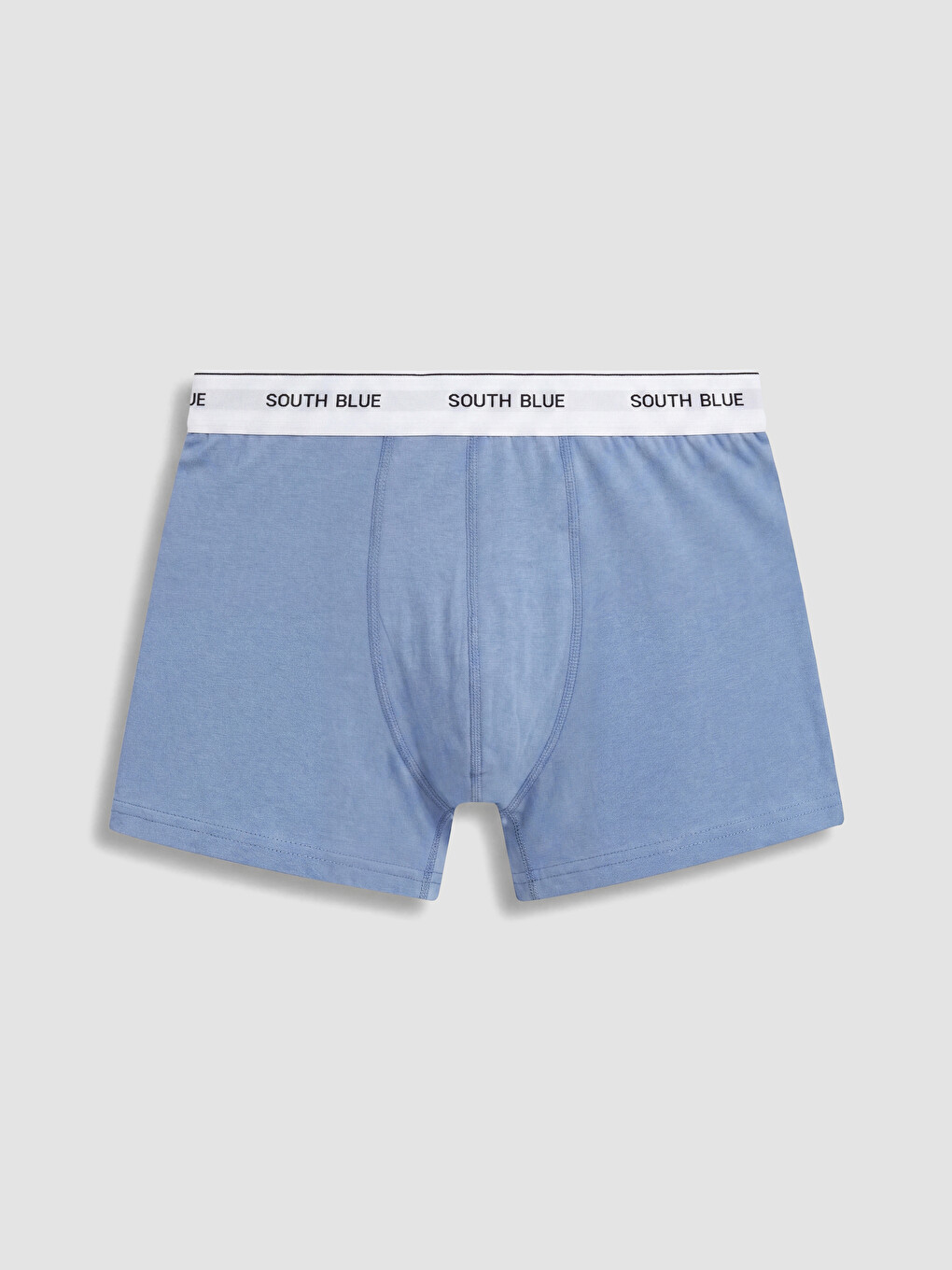 Lacivert Pamuklu Esnek Erkek Boxer 3'lü-1