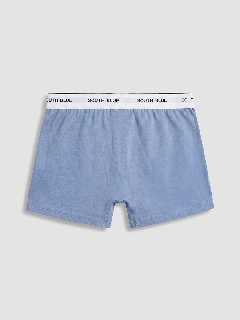 Lacivert Pamuklu Esnek Erkek Boxer 3'lü-2