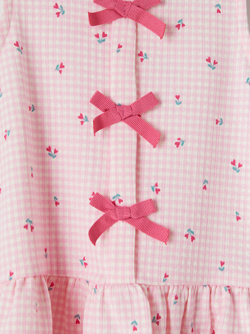 Bow-detailed Baby Girls' Dress-1