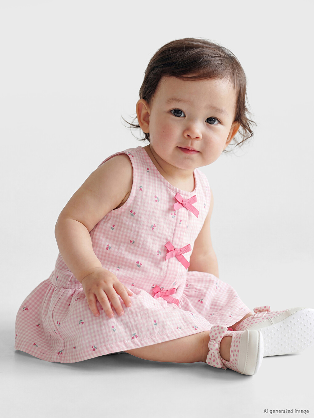 Bow-detailed Baby Girls' Dress