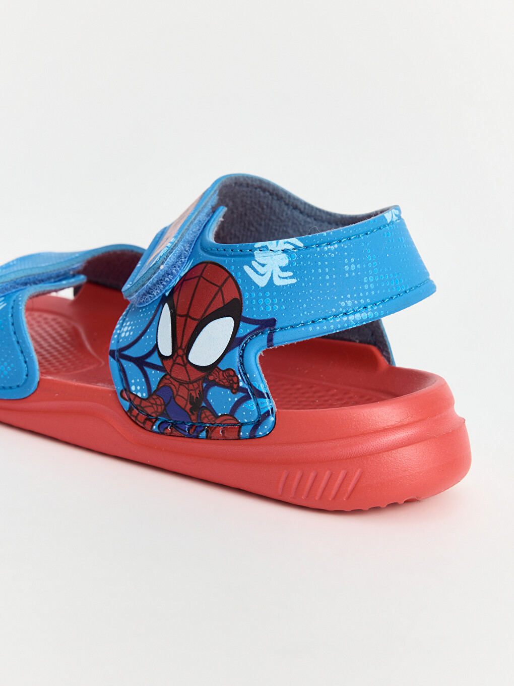 Mavi Spider-Man Baskılı Erkek Çocuk Sandalet-1