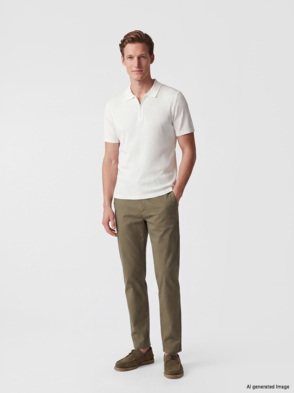 Polo Collar Men's T-Shirt-1