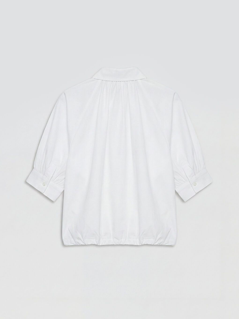 Beyaz Regular Fit Kadın Gömlek-1