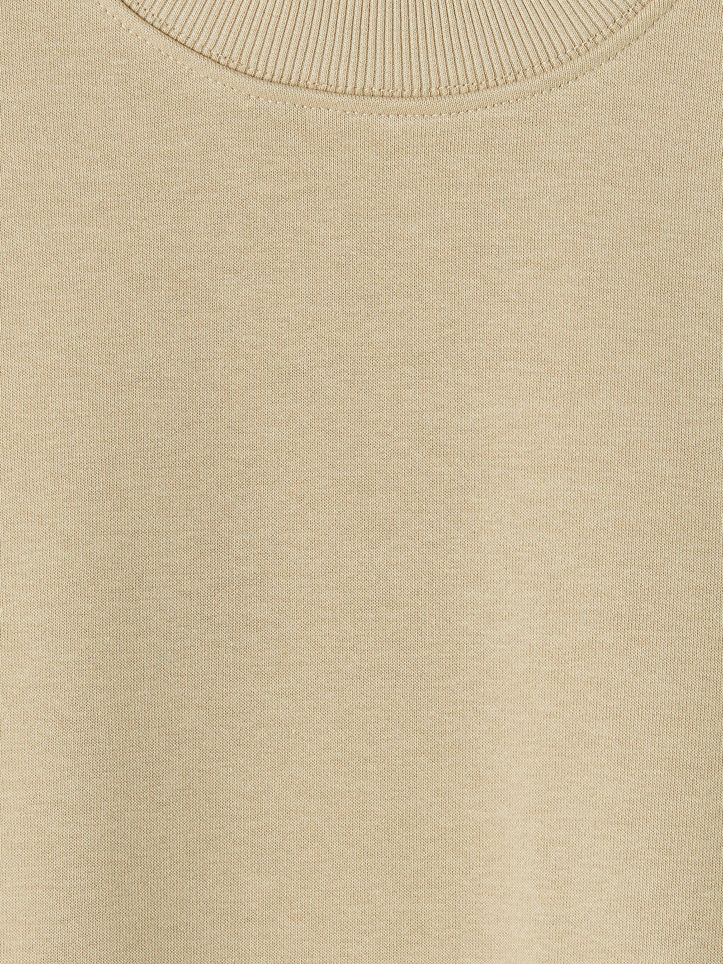 Bej Bisiklet Yaka Erkek Çocuk Tişört-2