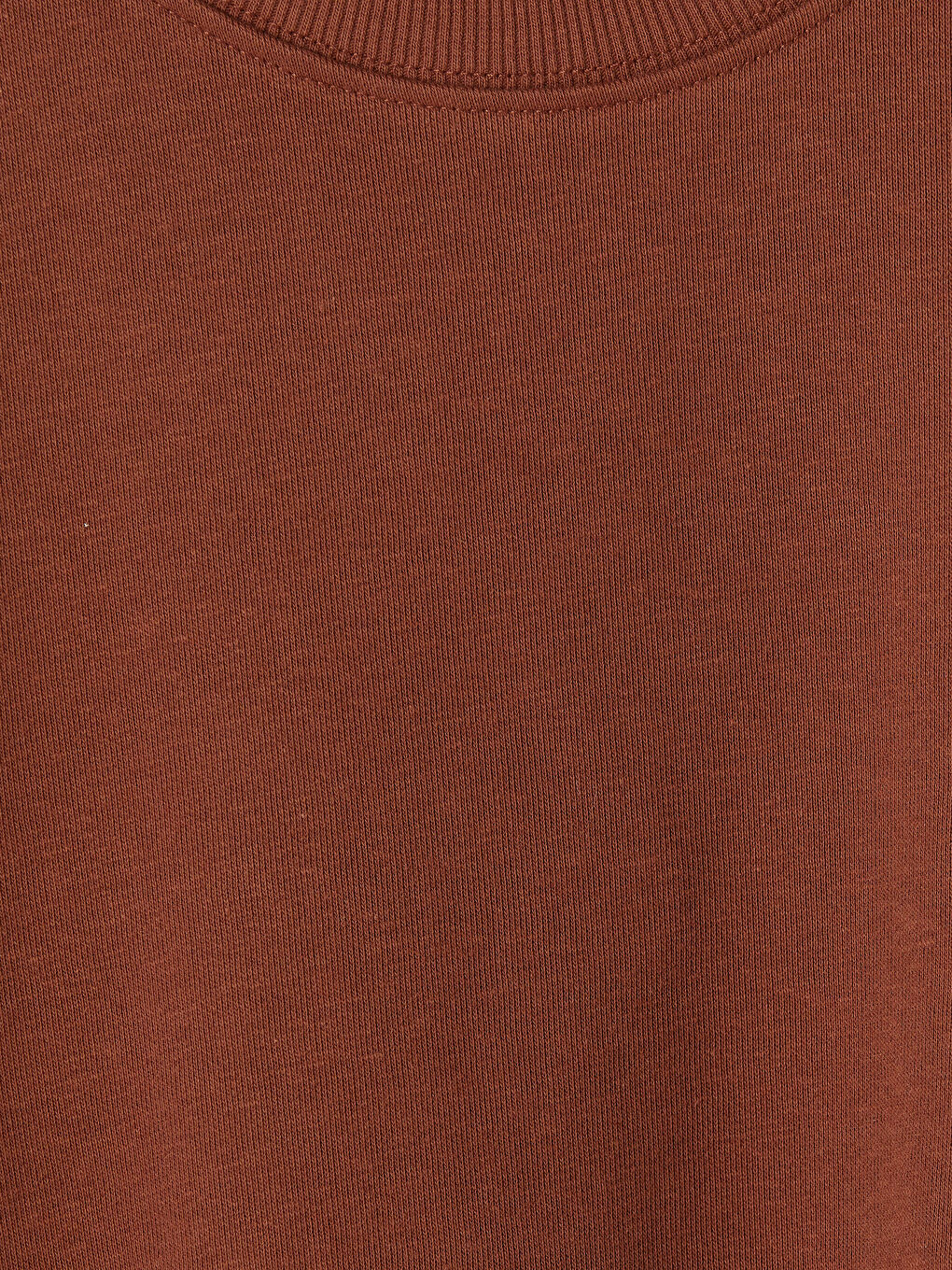 Kahverengi Bisiklet Yaka Erkek Çocuk Tişört-2