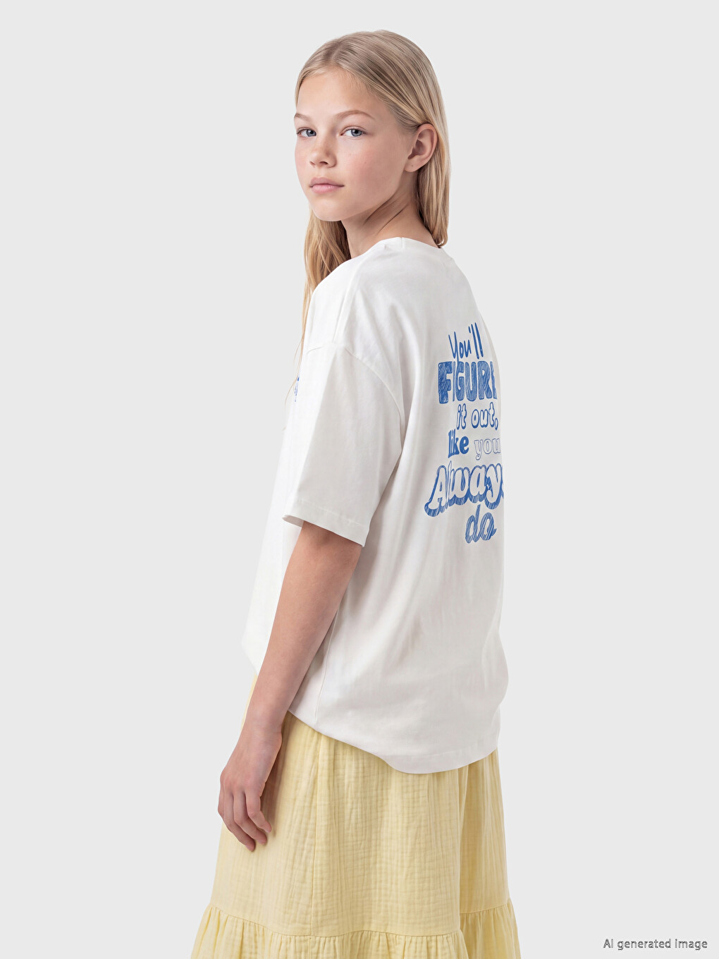 Printed Girls' T-shirt-1