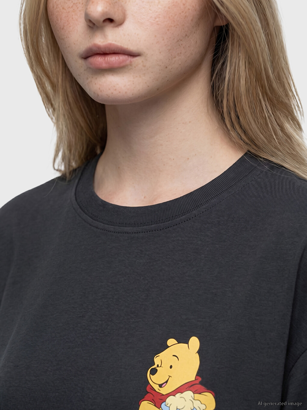Winnie the Pooh Printed Women's T-Shirt-2