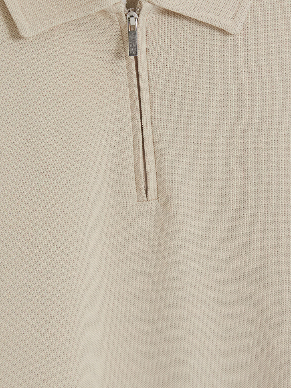 Polo Collar Pique Men's T-shirt-1