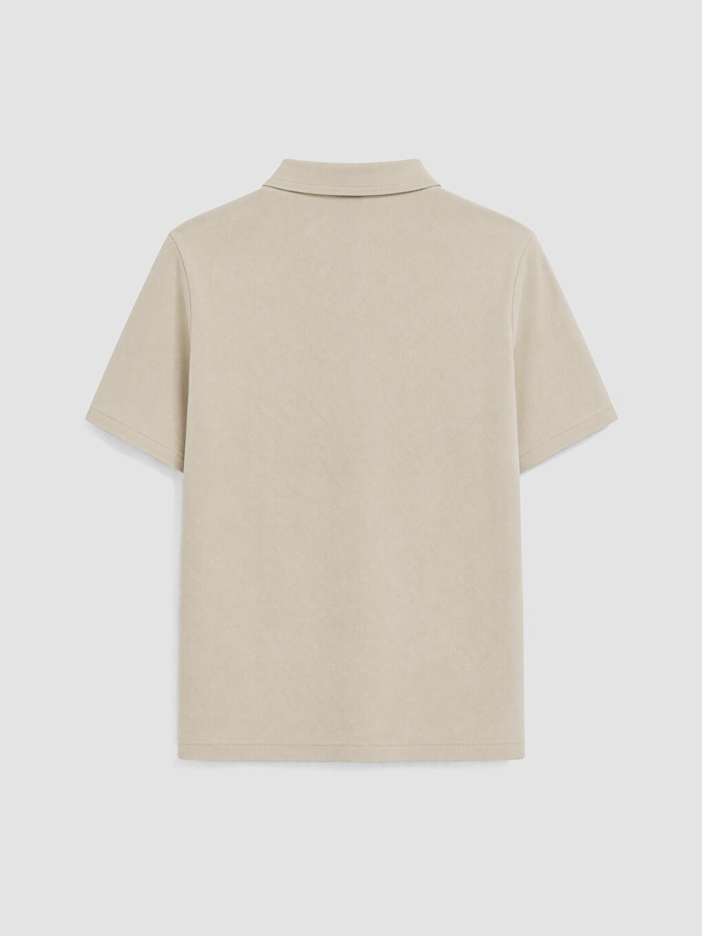 Polo Collar Pique Men's T-shirt-2