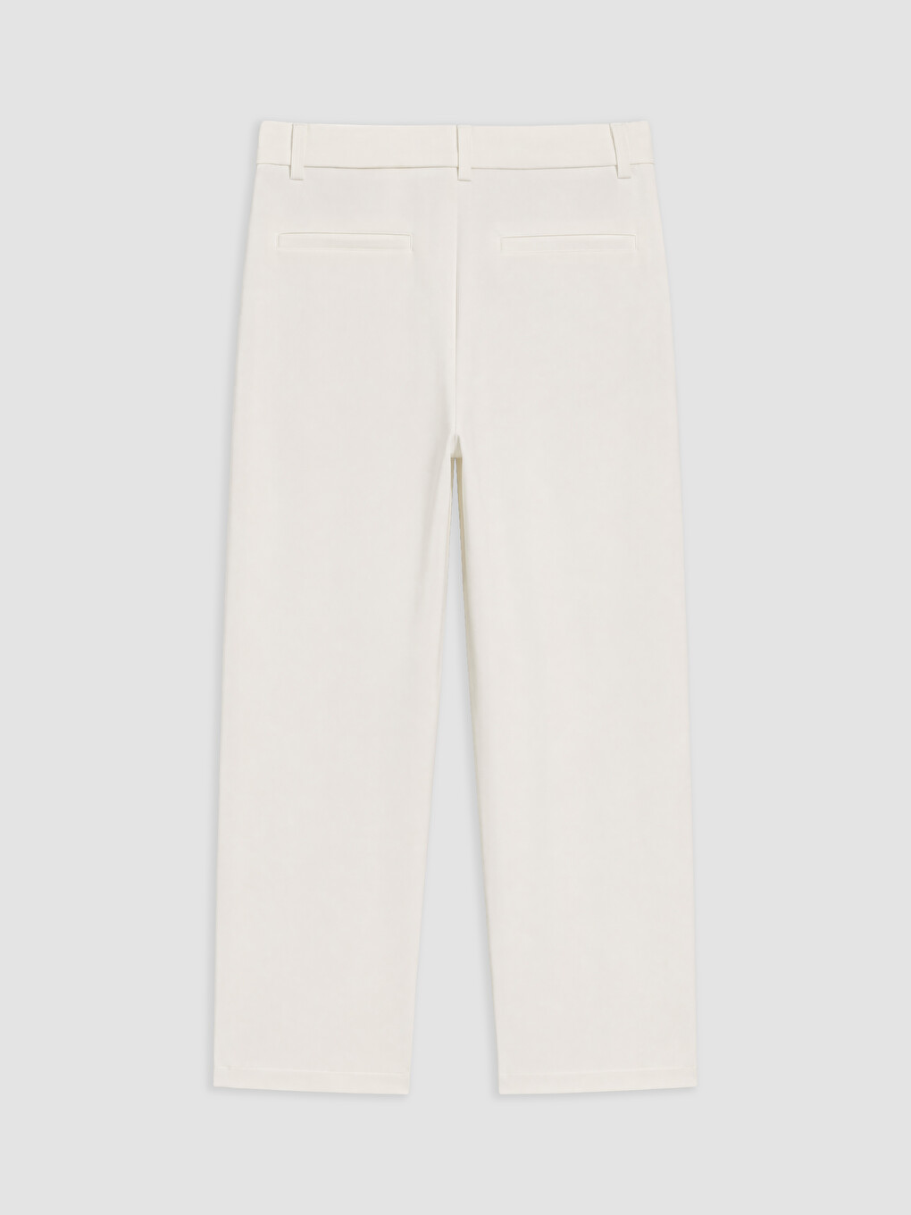 Ekru Relax Fit Pileli Erkek Pantolon-1