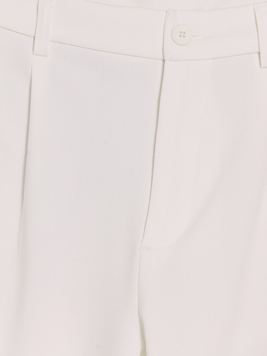 Ekru Relax Fit Pileli Erkek Pantolon-2