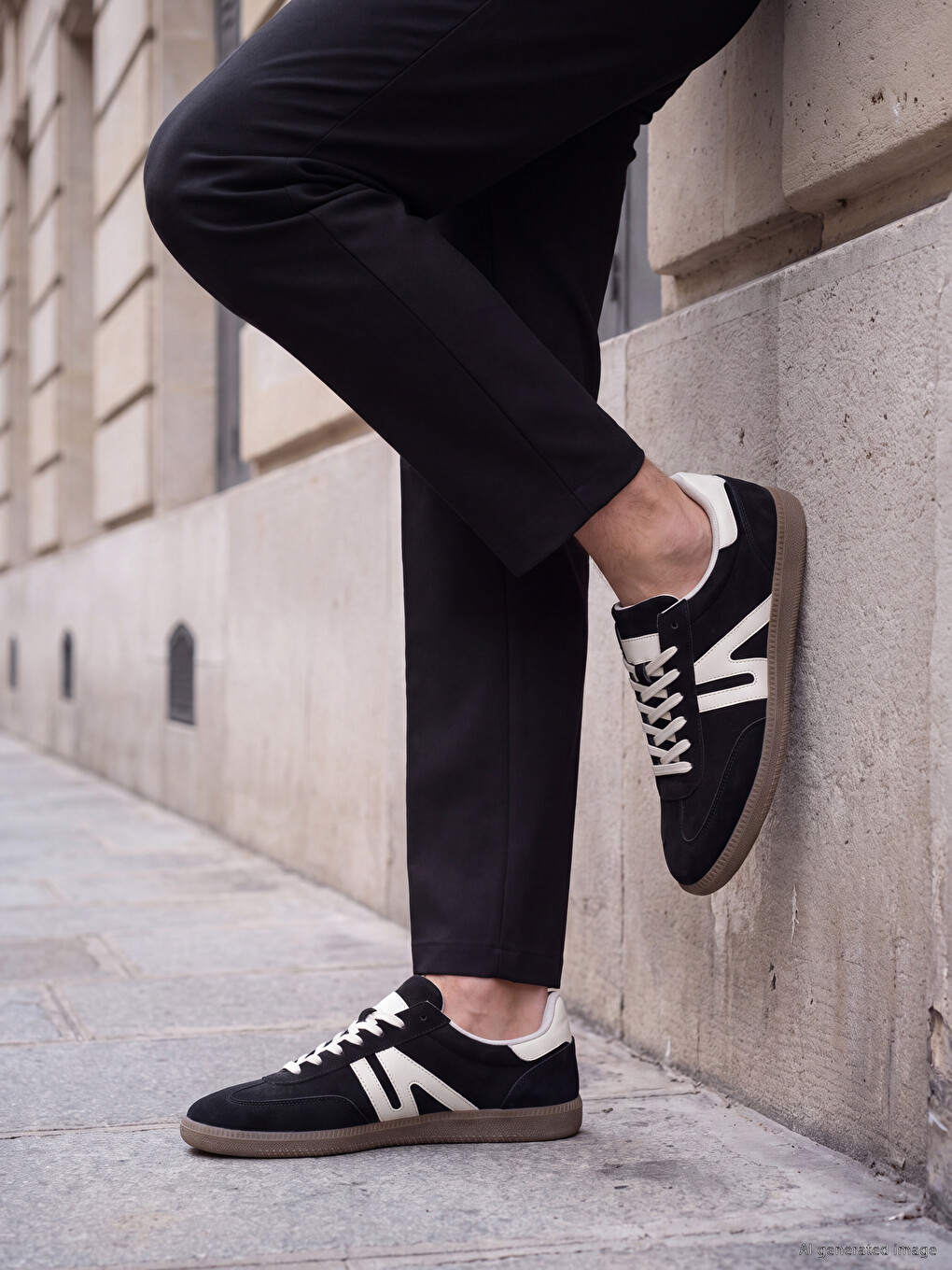 Faux Suede Men's Sneakers