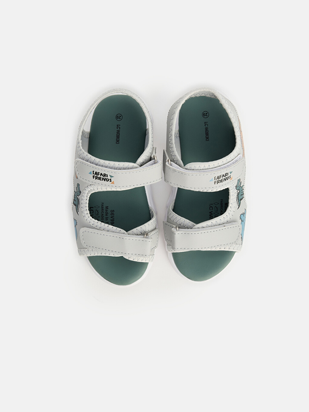 Dinosaur Printed Boys' Sandals-3