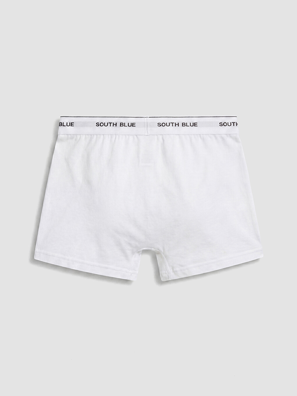 Beyaz Pamuklu Esnek Erkek Boxer 3'lü-4
