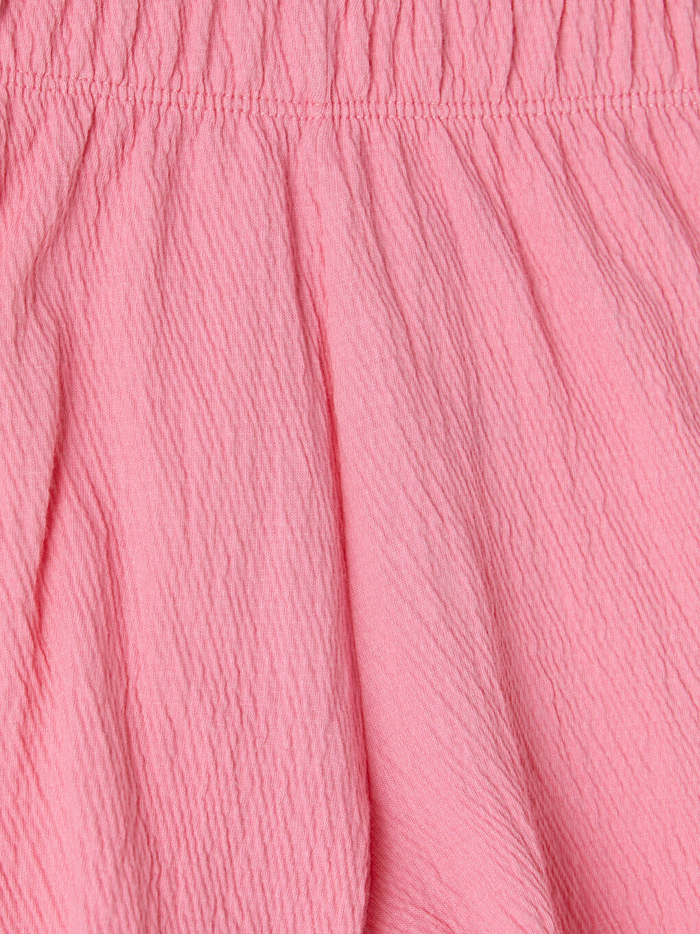 Pembe Beli Lastikli Fırfırlı Kız Çocuk Şort-3