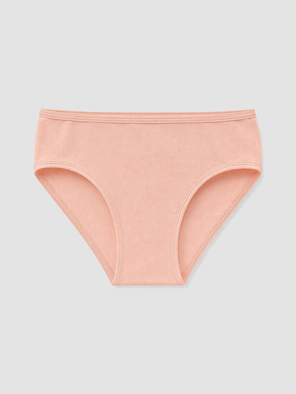 Ekru 3'lü Desenli Kız Çocuk Külot-3