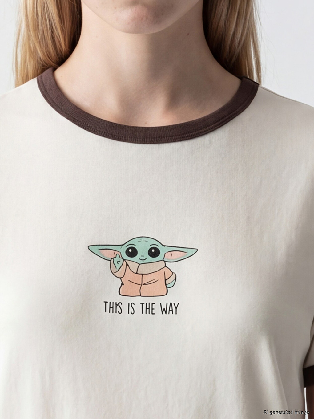 The Mandalorian Printed Women's Crop-2