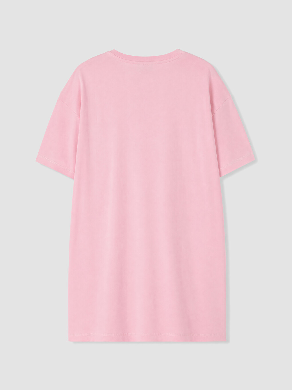 Crew Neck Printed 100% Cotton Women's Nightdress-2