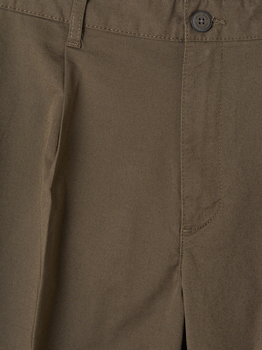 Kahverengi Regular Fit Gabardin Erkek Chino Pantolon-1