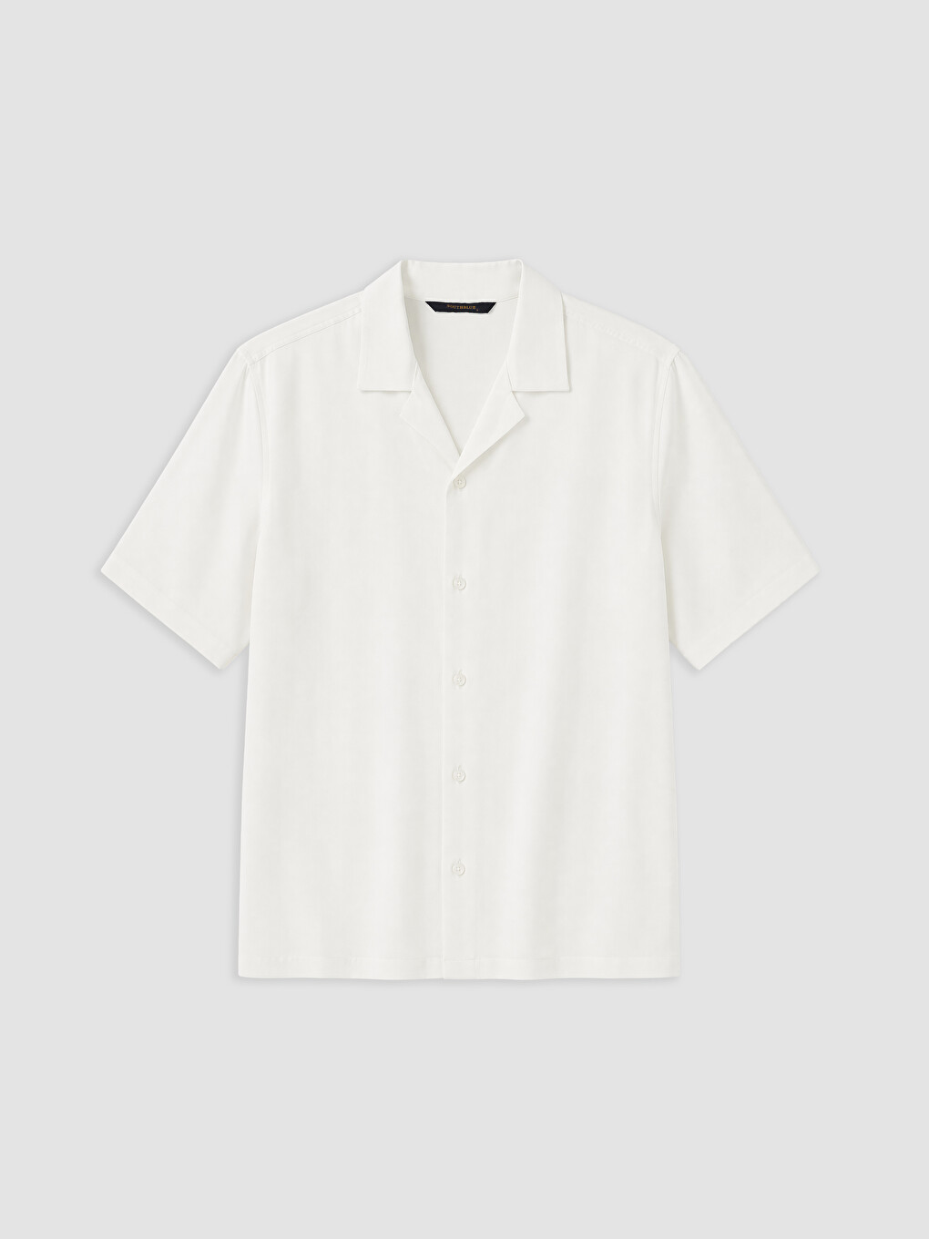 Beyaz Regular Fit Gabardin Erkek Gömlek