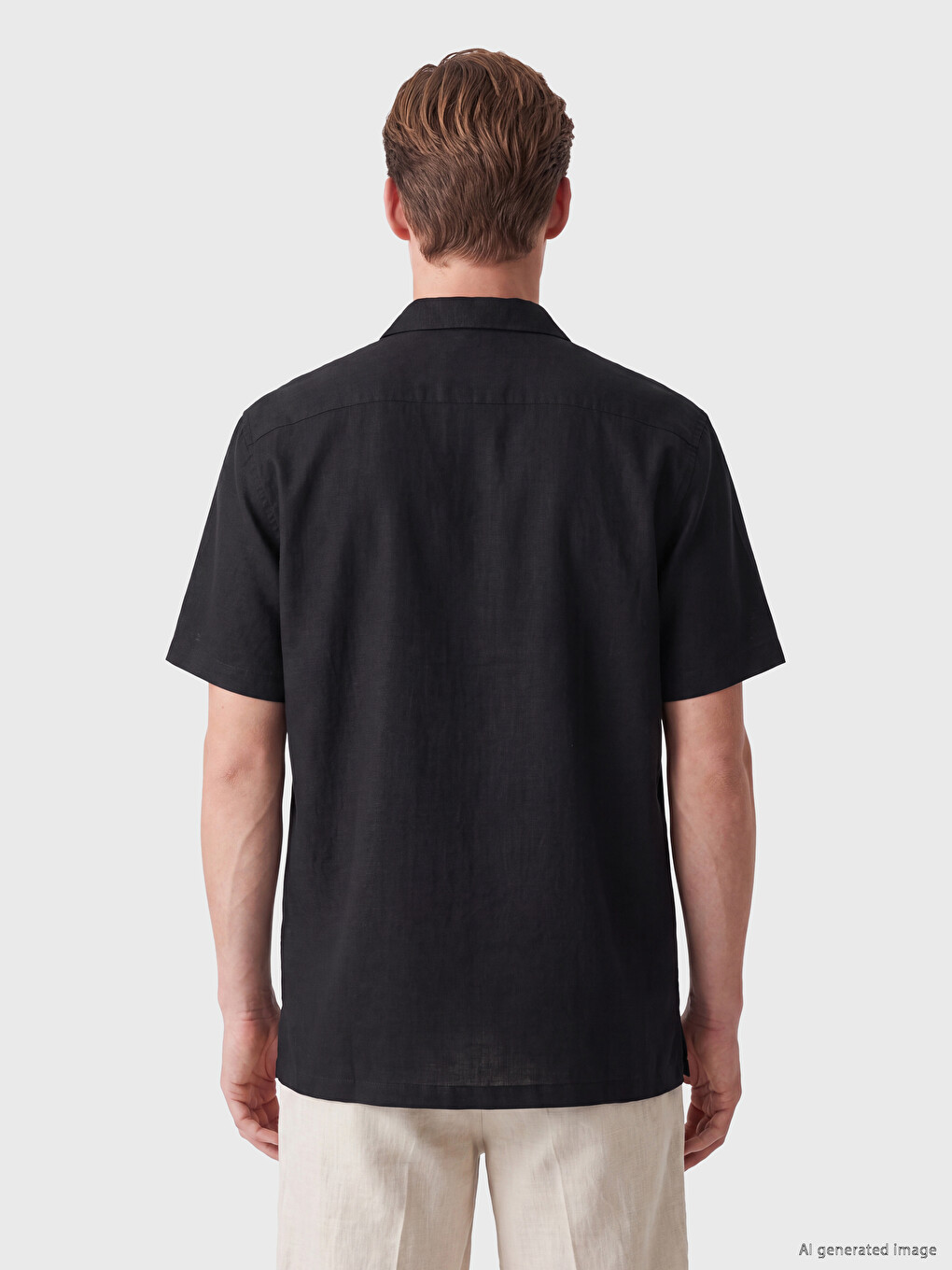 Yeşil Regular Fit Gabardin Erkek Gömlek-3