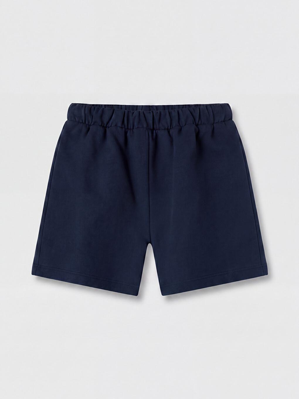 Ekru Çizgili Erkek Bebek Şort Takım-4