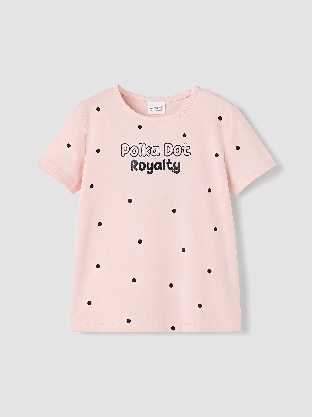 Pembe Bisiklet Yaka Kız Çocuk Şortlu Pijama Takımı-1