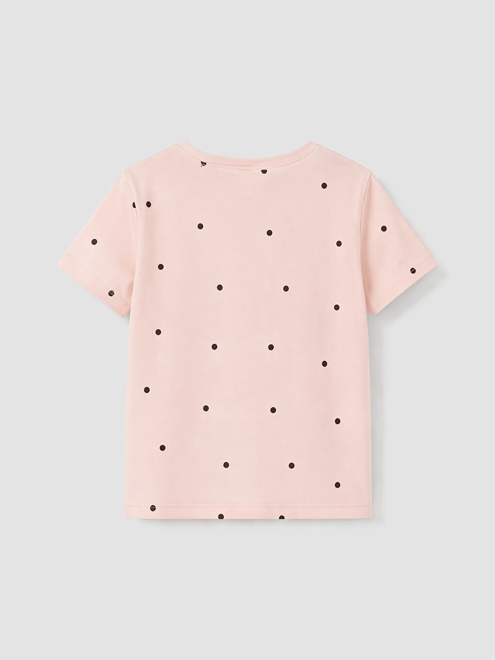 Pembe Bisiklet Yaka Kız Çocuk Şortlu Pijama Takımı-3