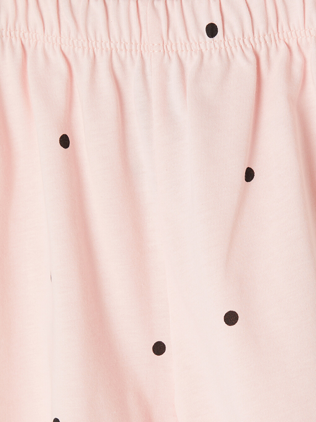 Pembe Bisiklet Yaka Kız Çocuk Şortlu Pijama Takımı-5