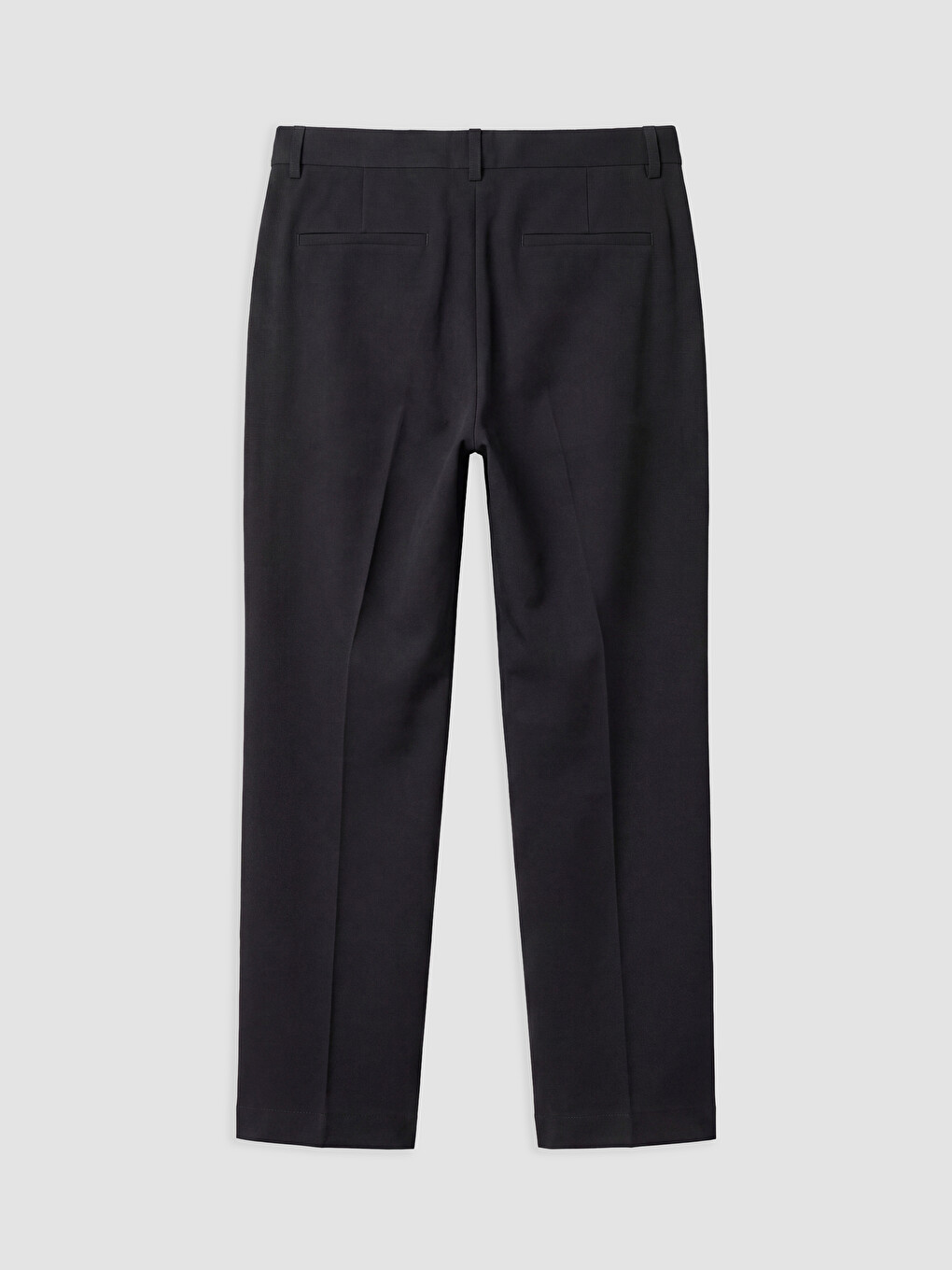 Siyah Regular Fit Erkek Pileli Pantolon-1