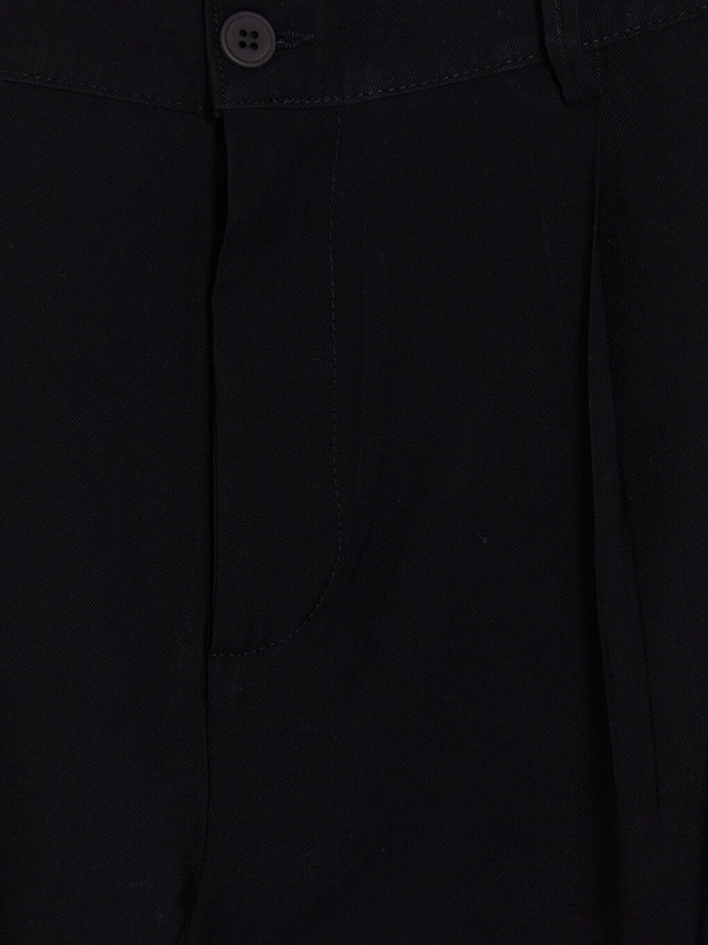 Siyah Regular Fit Pileli Erkek Pantolon-8