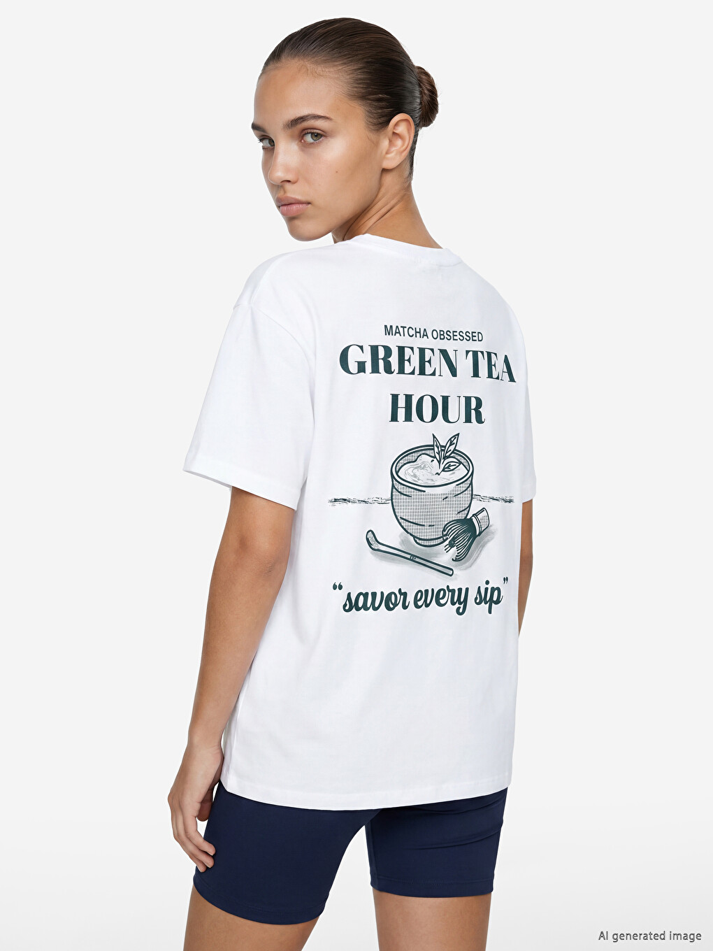 Crew Neck Printed Women's Sport T-Shirt