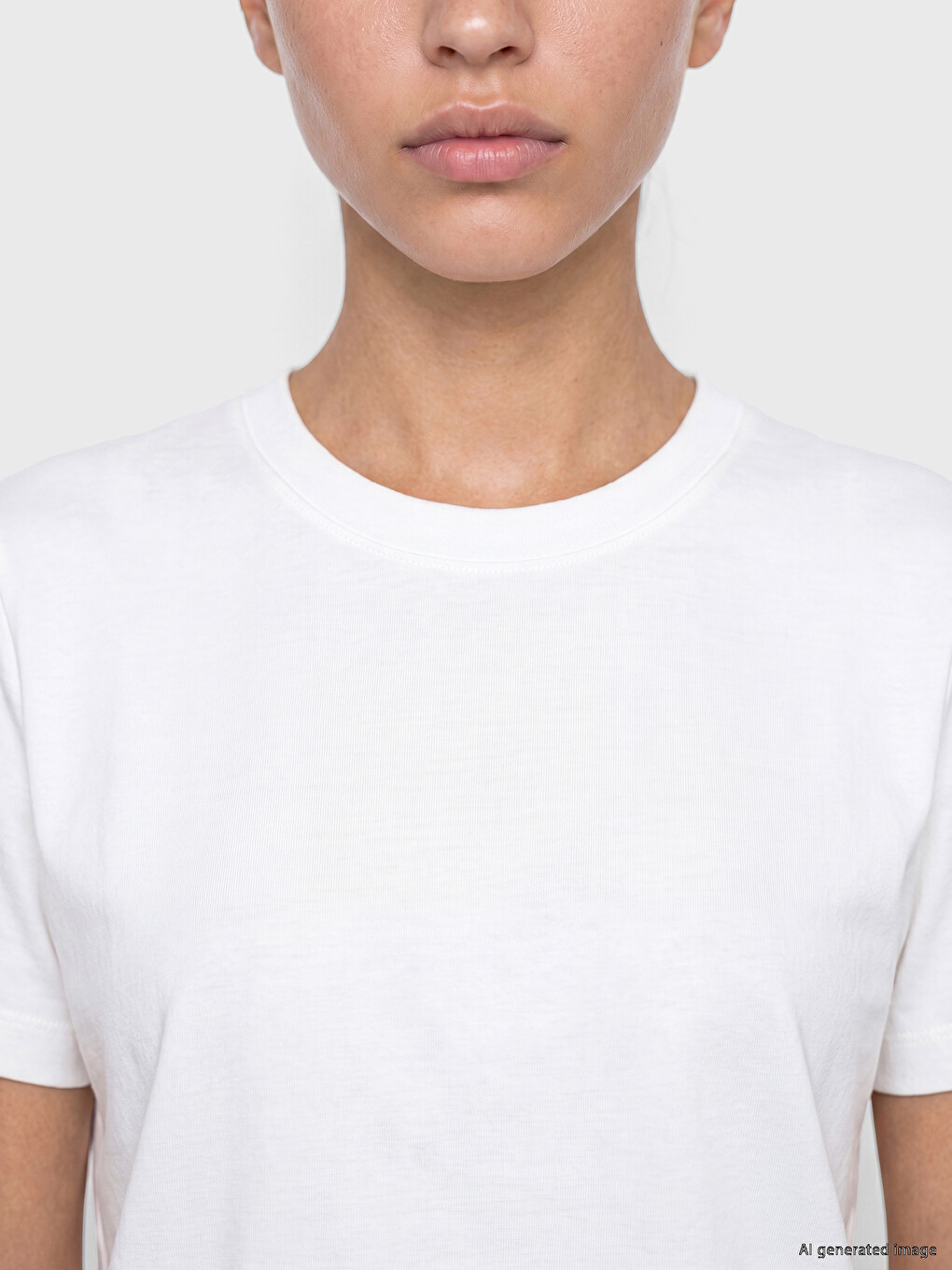 Crew Neck Women's Sports T-shirt-2