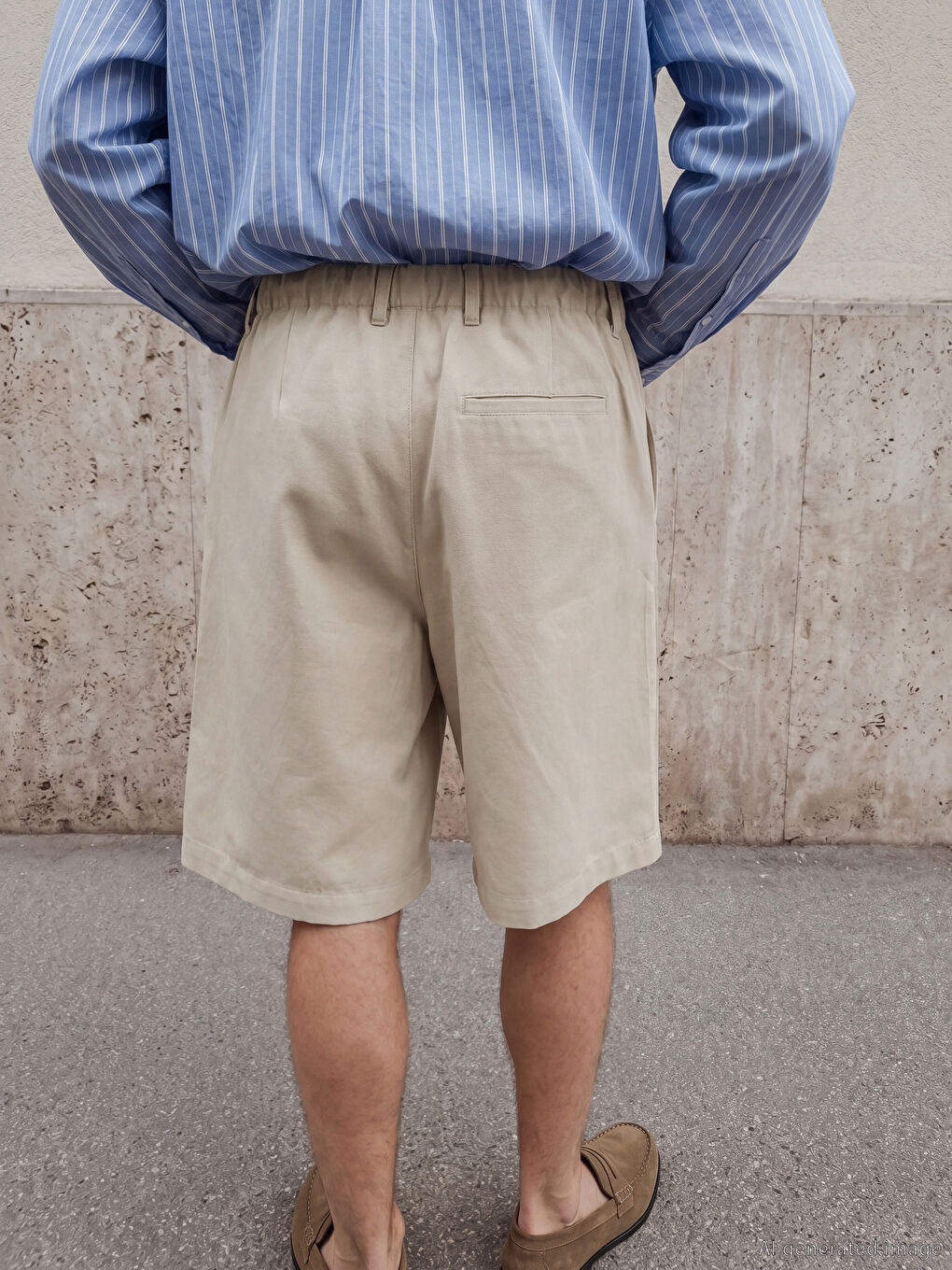 Bej Regular Fit Erkek Şort-2