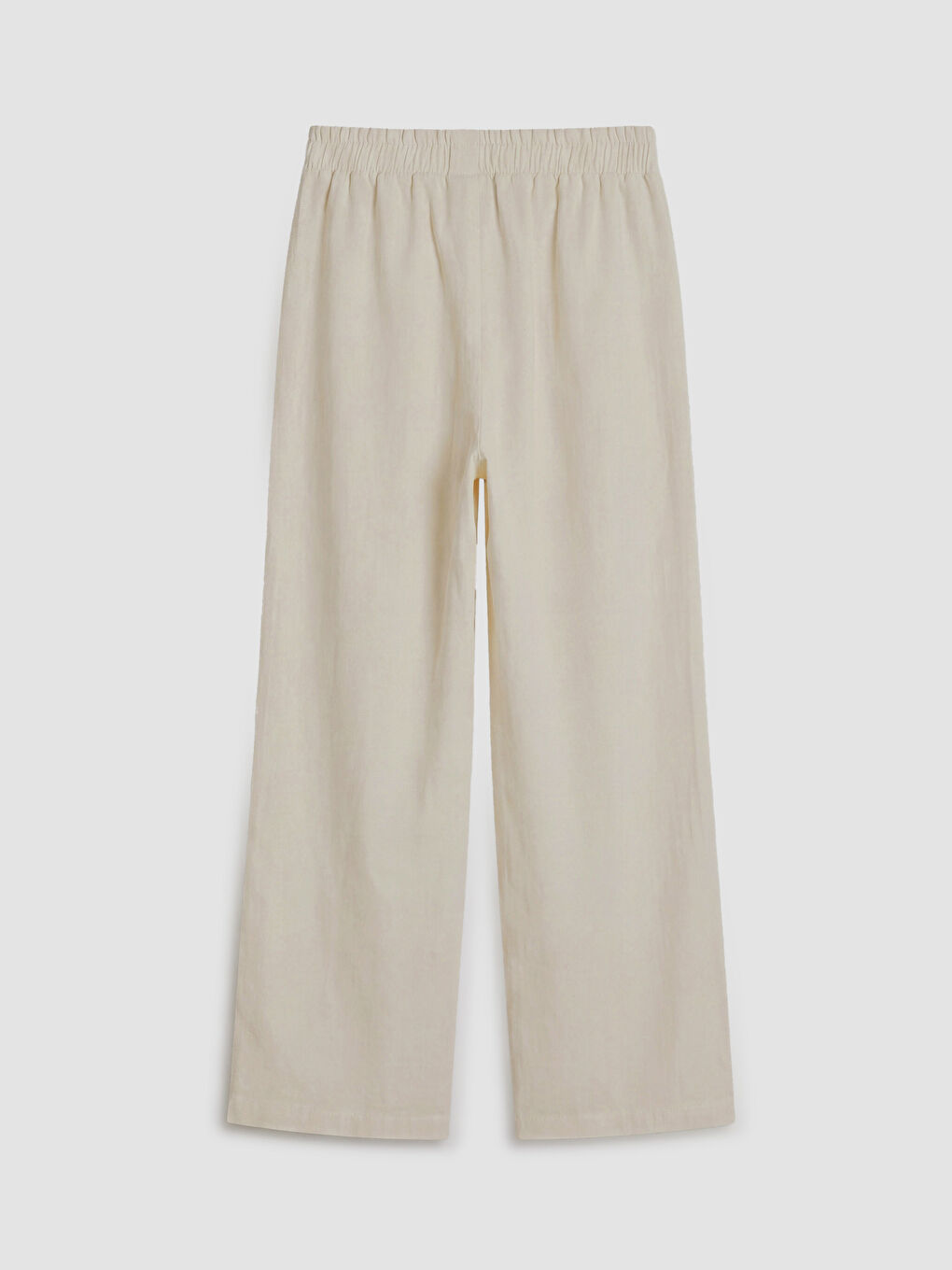 Ekru Wideleg Kız Çocuk Pantolon-1