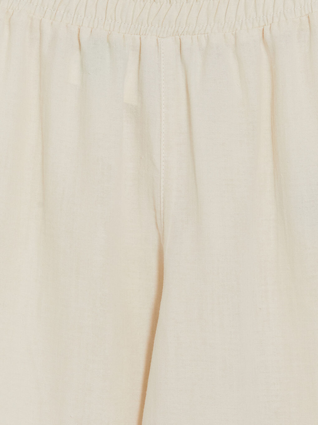 Ekru Wideleg Kız Çocuk Pantolon-2