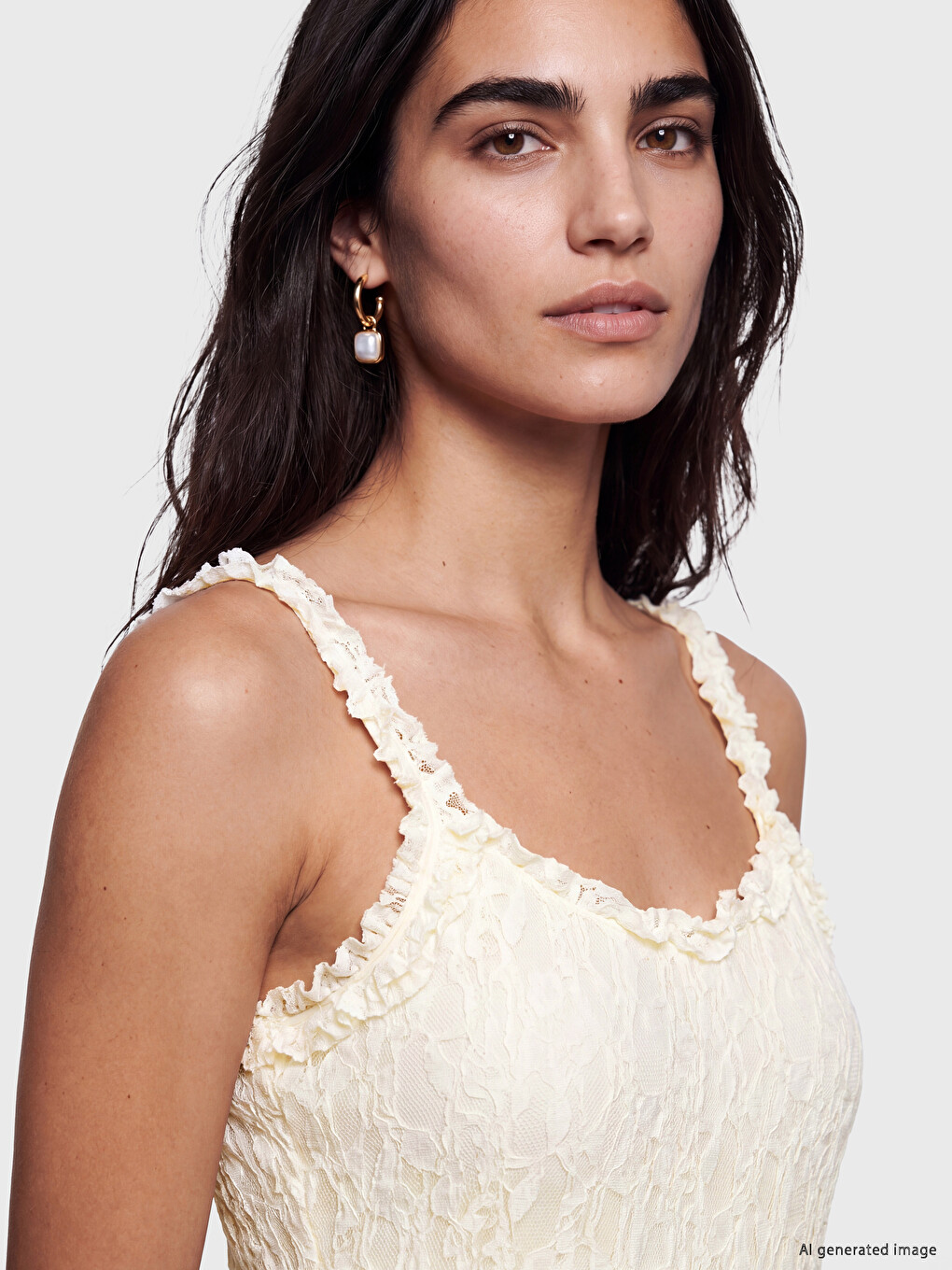 U Neck Lace Dress-2